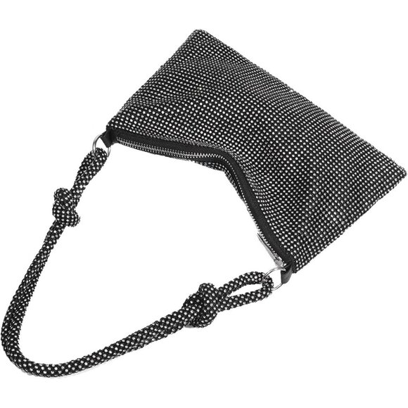 Rhinestone Purse for Women Evening Bag Glitter Sparkly Mini Handbags - Picture 4 of 7